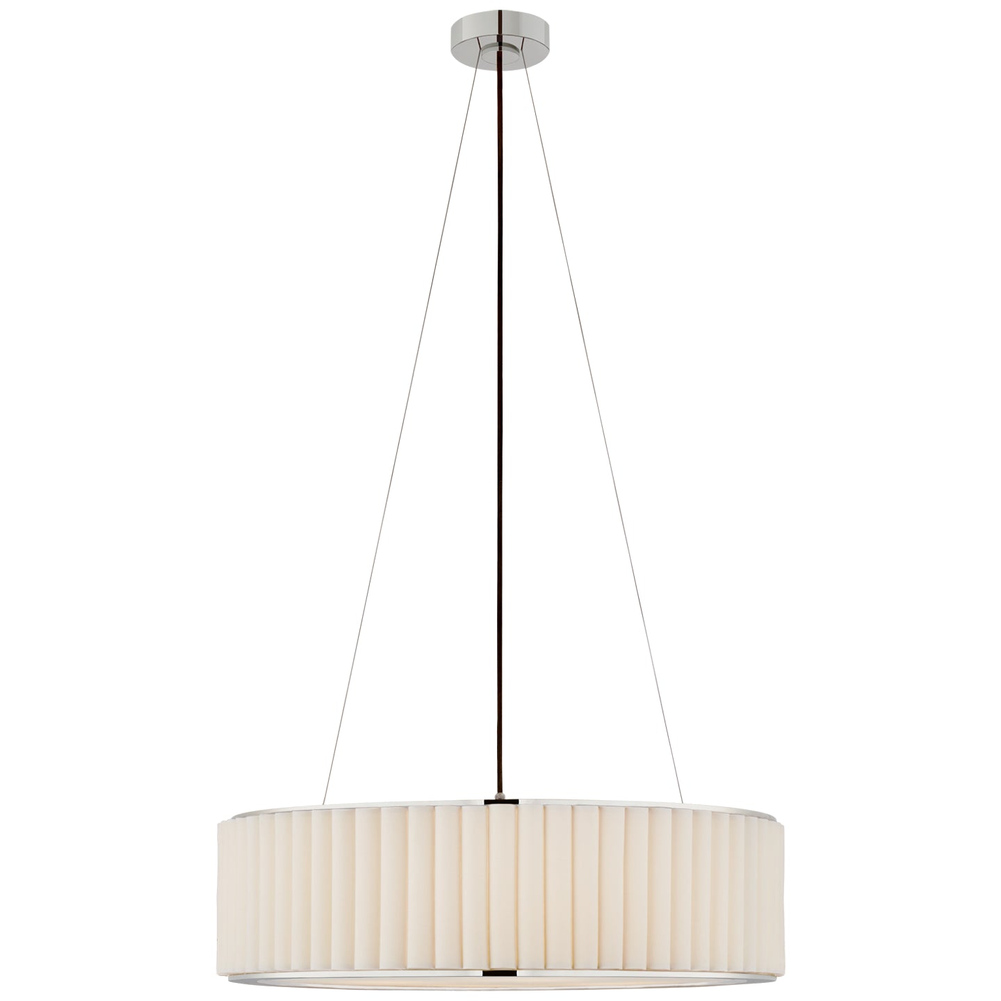 Visual Comfort Signature - S 5440PN-L - Four Light Pendant - Palati - Polished Nickel