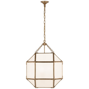 Visual Comfort Signature - SK 5009GI-WG - Three Light Lantern - Morris - Gilded Iron