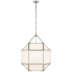 Visual Comfort Signature - SK 5009PN-WG - Three Light Lantern - Morris - Polished Nickel
