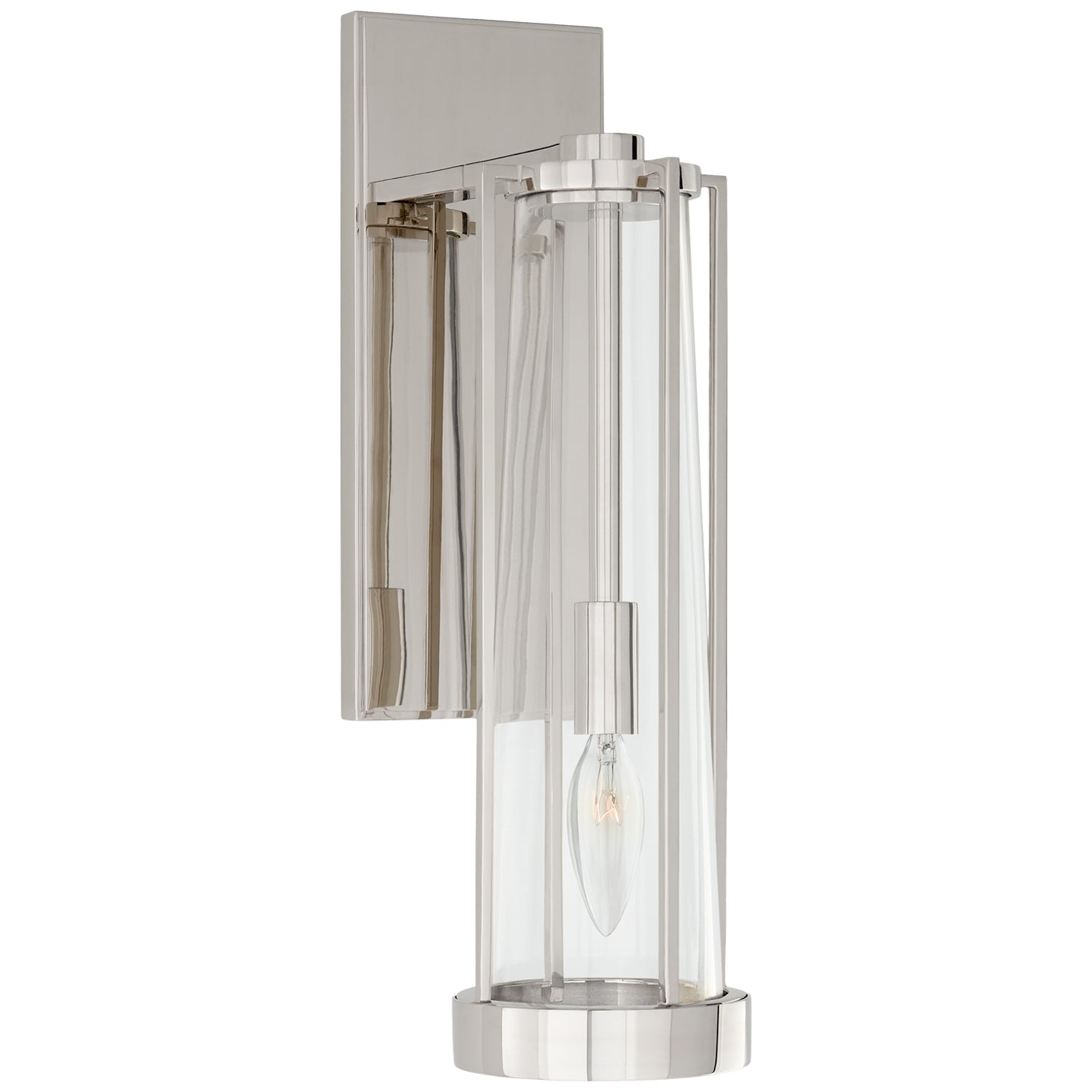 Visual Comfort Signature - TOB 2275PN-CG - One Light Wall Sconce - Calix - Polished Nickel