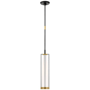 Visual Comfort Signature - TOB 5276BZ/HAB-WG - LED Pendant - Calix - Bronze and Brass