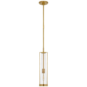 Visual Comfort Signature - TOB 5276HAB-CG - One Light Pendant - Calix - Hand-Rubbed Antique Brass