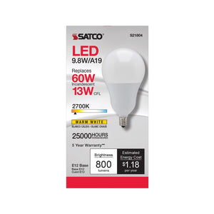 Satco - S21804 - Light Bulb - Frost