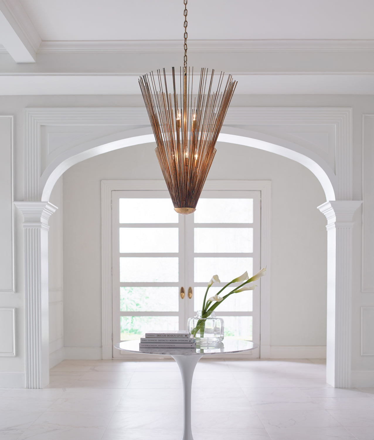 Visual Comfort Studio - AP1158ADB - Eight Light Pendant - Helios - Antique Gild