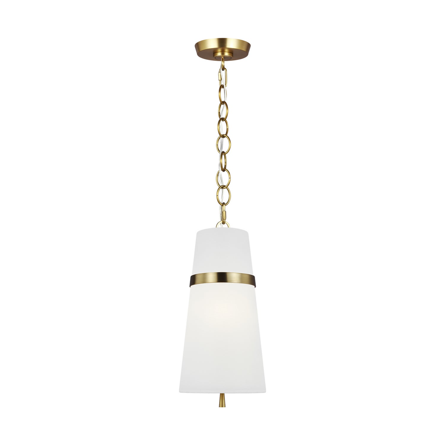 Visual Comfort Studio - AP1161BBS - One Light Pendant - Cordtlandt - Burnished Brass