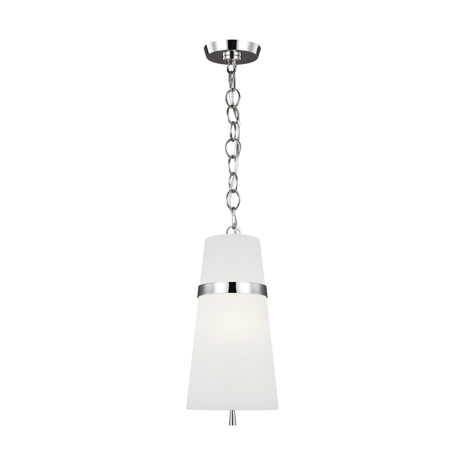 Visual Comfort Studio - AP1161PN - One Light Pendant - Cordtlandt - Polished Nickel