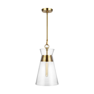 Visual Comfort Studio - CP1021BBS - One Light Pendant - Atlantic - Burnished Brass