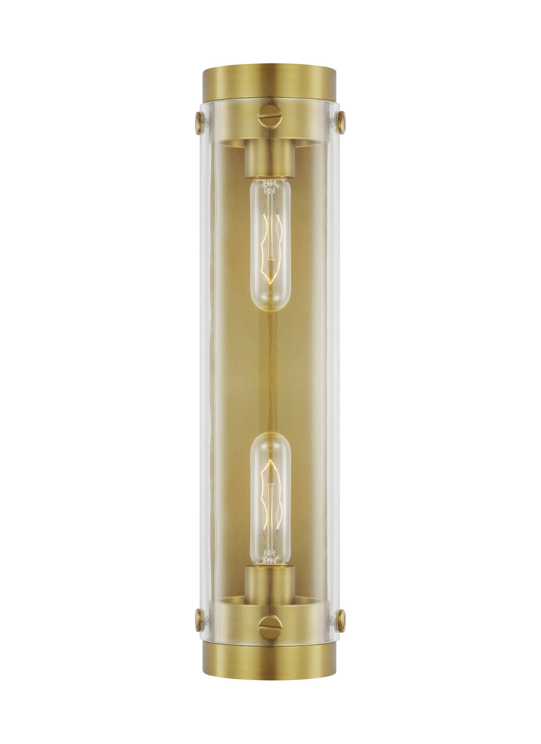 Visual Comfort Studio - CW1002BBS - Two Light Wall Sconce - Garrett - Burnished Brass