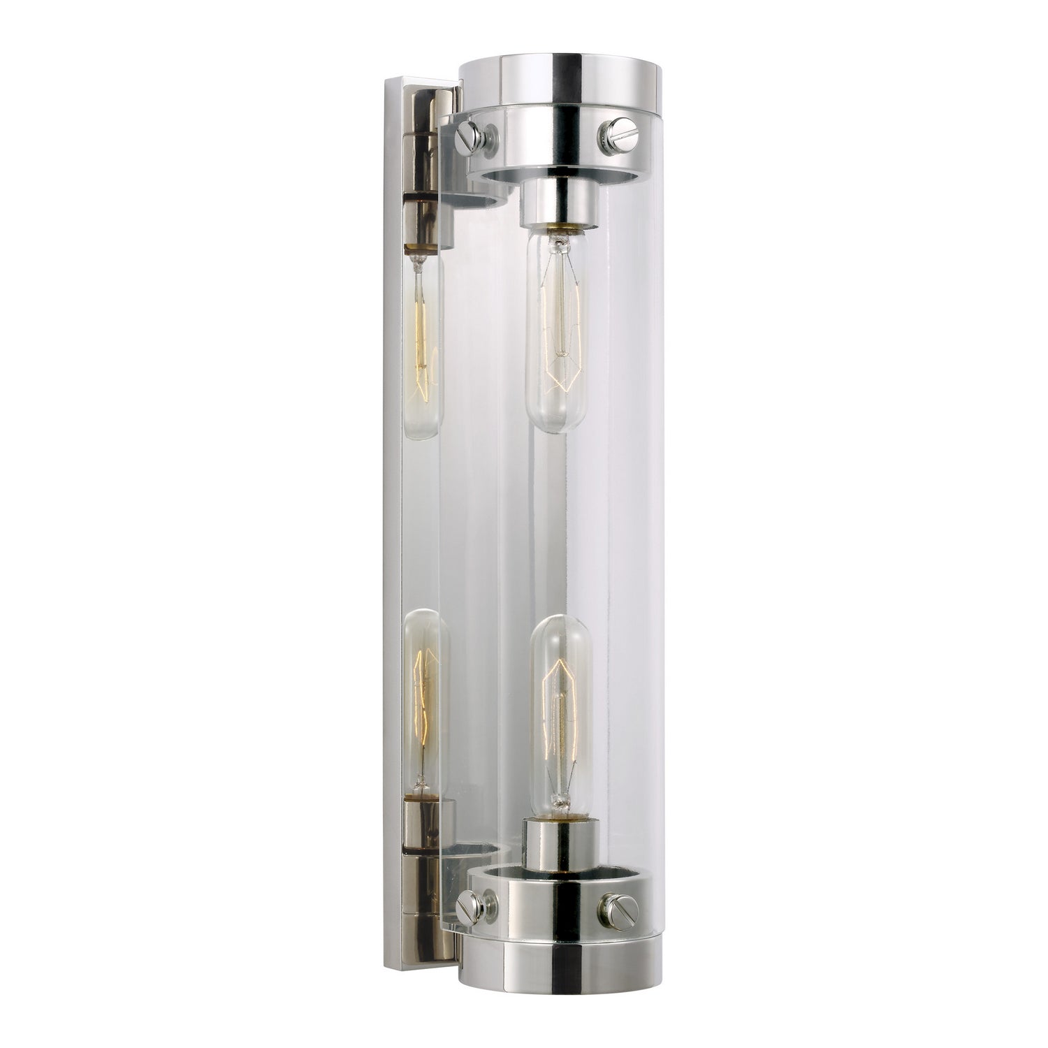 Visual Comfort Studio - CW1002PN - Two Light Wall Sconce - Garrett - Polished Nickel