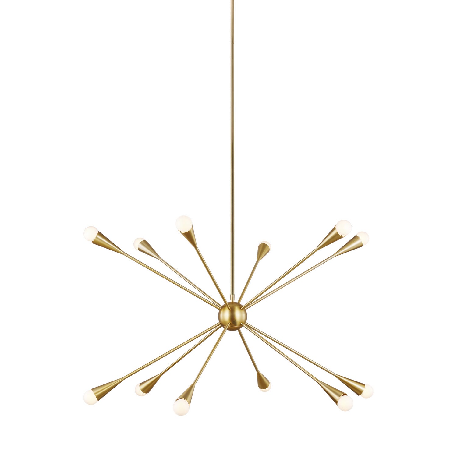 Visual Comfort Studio - EC10312BBS - 12 Light Chandelier - Jax - Burnished Brass