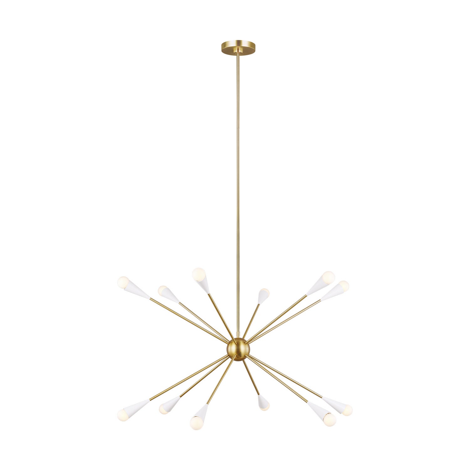 Visual Comfort Studio - EC10312BBS - 12 Light Chandelier - Jax - Burnished Brass