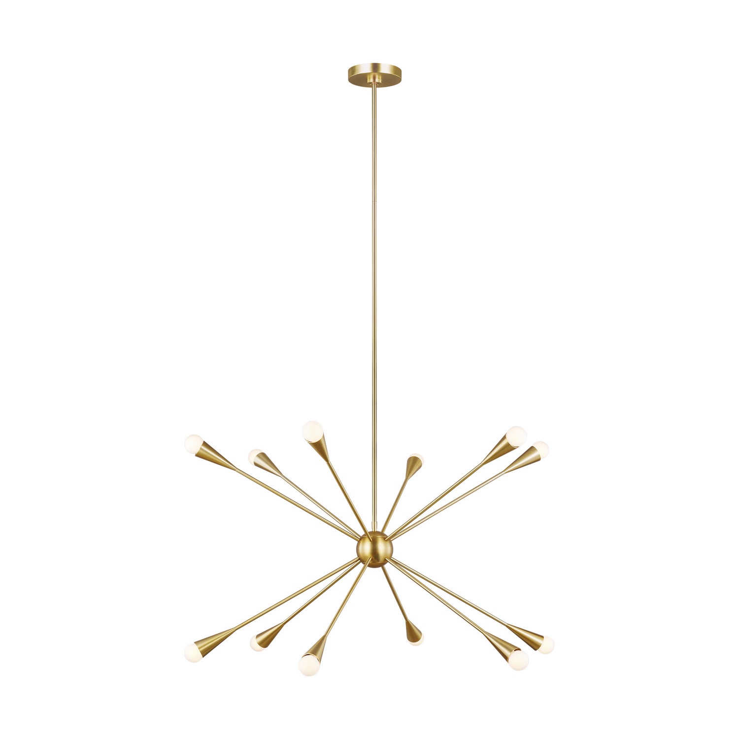 Visual Comfort Studio - EC10312BBS - 12 Light Chandelier - Jax - Burnished Brass