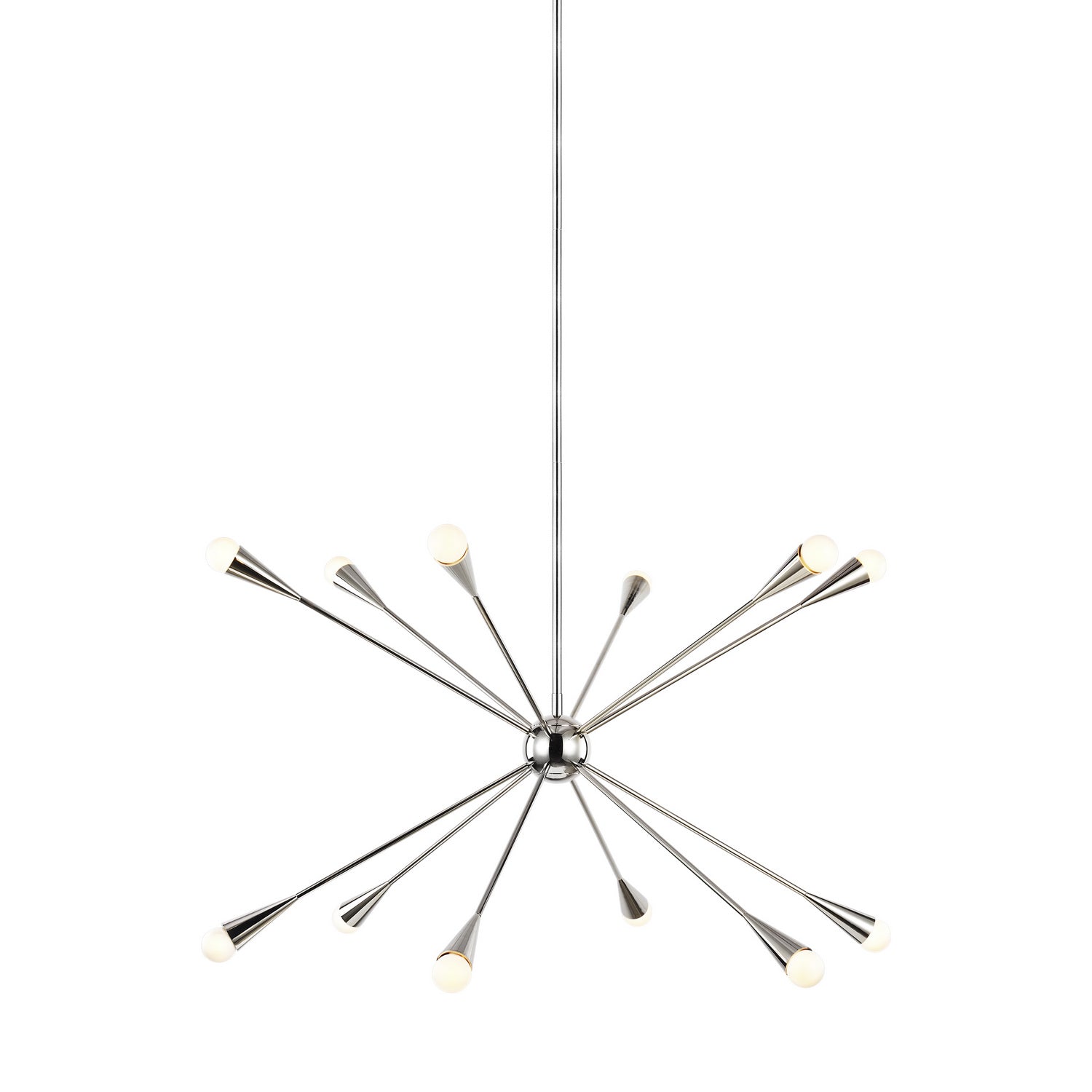 Visual Comfort Studio - EC10312PN - 12 Light Chandelier - Jax - Polished Nickel