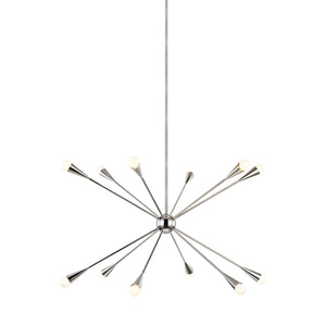 Visual Comfort Studio - EC10312PN - 12 Light Chandelier - Jax - Polished Nickel