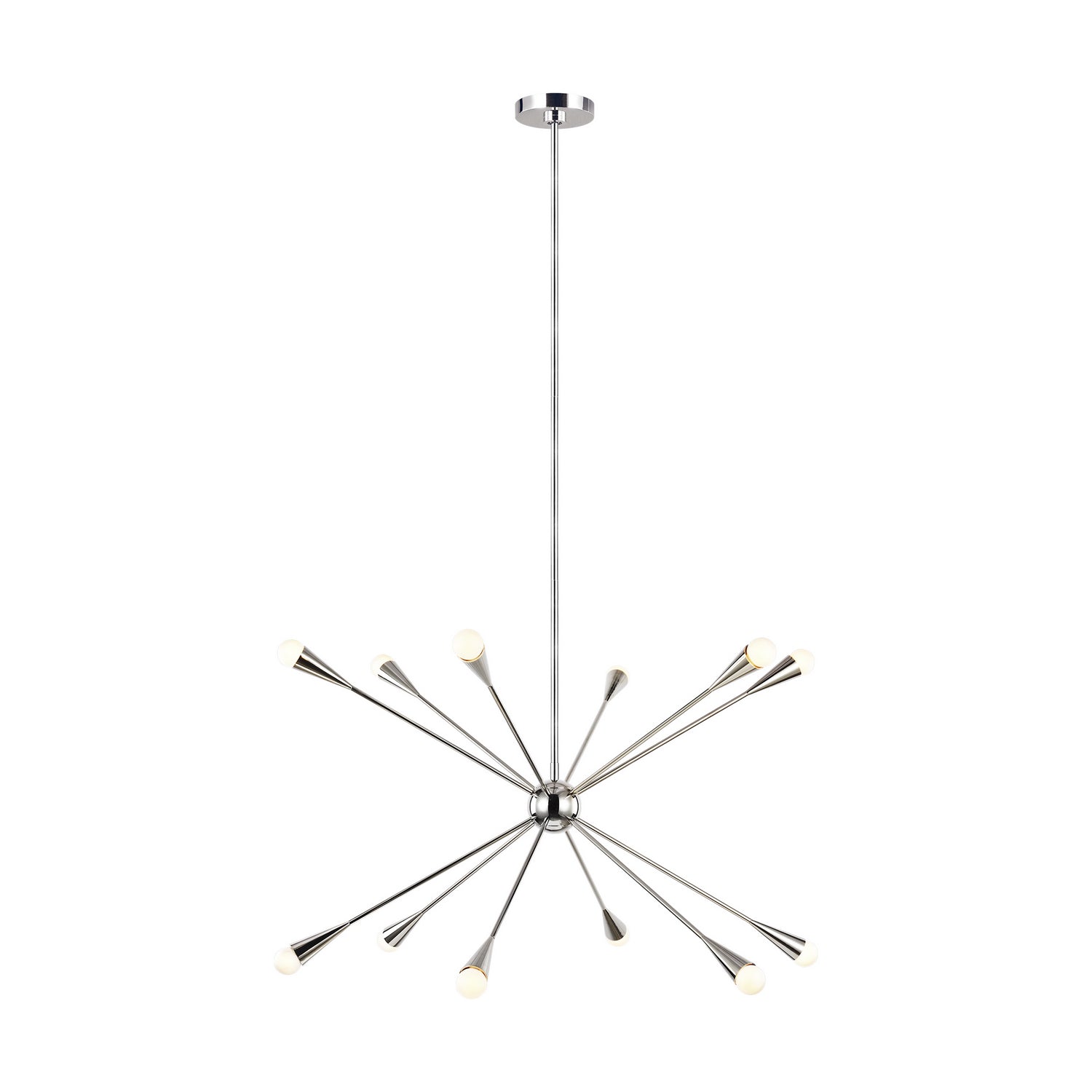 Visual Comfort Studio - EC10312PN - 12 Light Chandelier - Jax - Polished Nickel