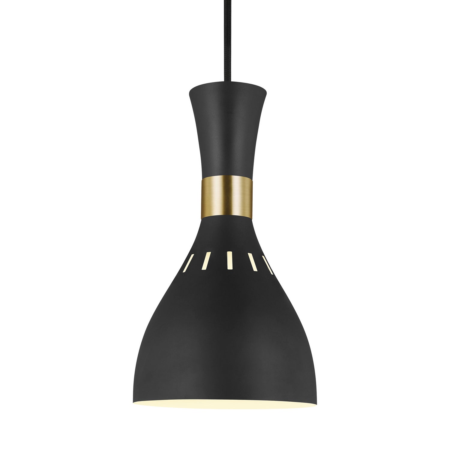 Visual Comfort Studio - EP1141MBK - One Light Pendant - Joan - Midnight Black