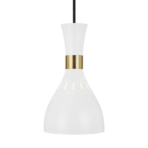 Visual Comfort Studio - EP1141MWT - One Light Pendant - Joan - Matte White