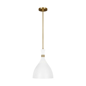 Visual Comfort Studio - EP1151MWT - One Light Pendant - Joan - Matte White