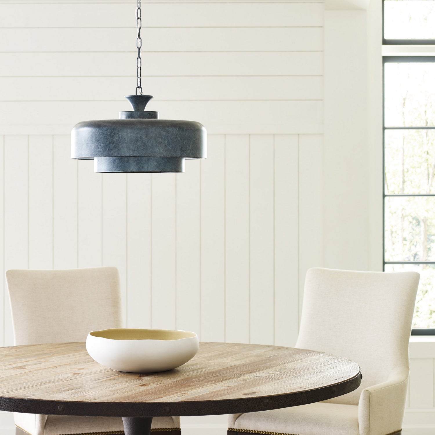 Visual Comfort Studio - EP1161WGV - One Light Pendant - Haymarket - Weathered Galvanized