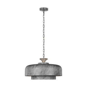 Visual Comfort Studio - EP1161WGV - One Light Pendant - Haymarket - Weathered Galvanized