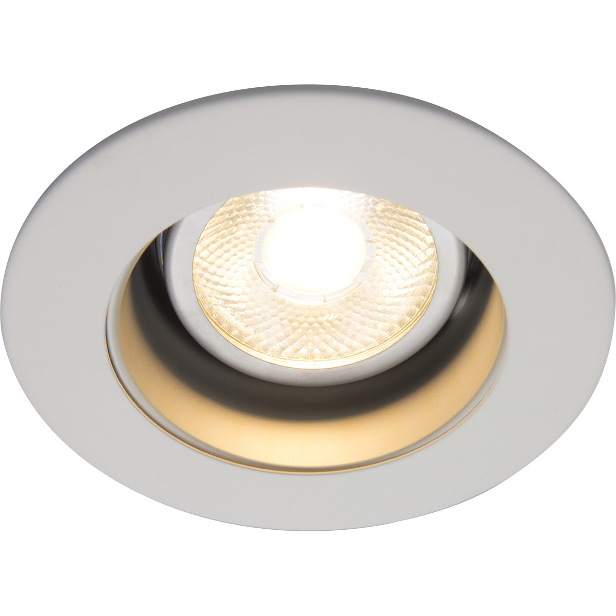 Beach Lighting - R3-421MWAA - Adjustable Trim - Matte White w/ Anodized Aluminum