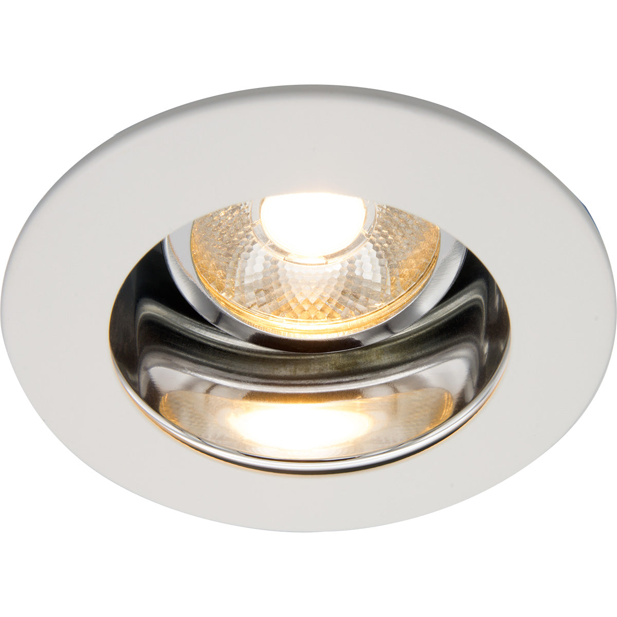 Beach Lighting - R3-421MWCL - Adjustable Trim - Matte White w/ Clear