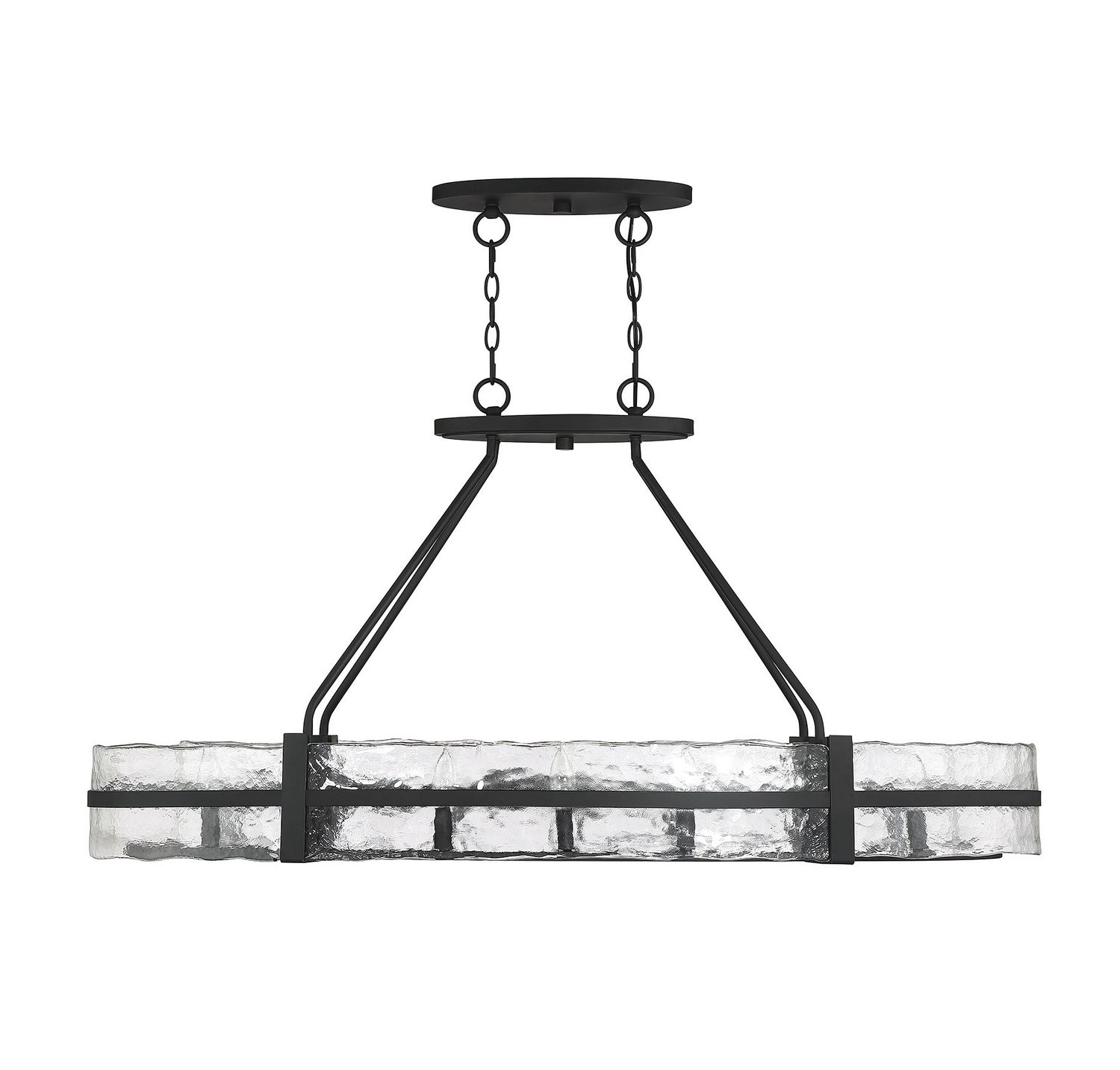 Savoy House - 1-1852-10-89 - Ten Light Chandelier - Hudson - Matte Black