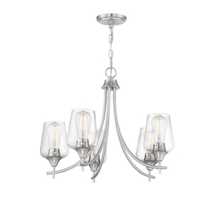 Savoy House - 1-4032-5-SN - Five Light Chandelier - Octave - Satin Nickel