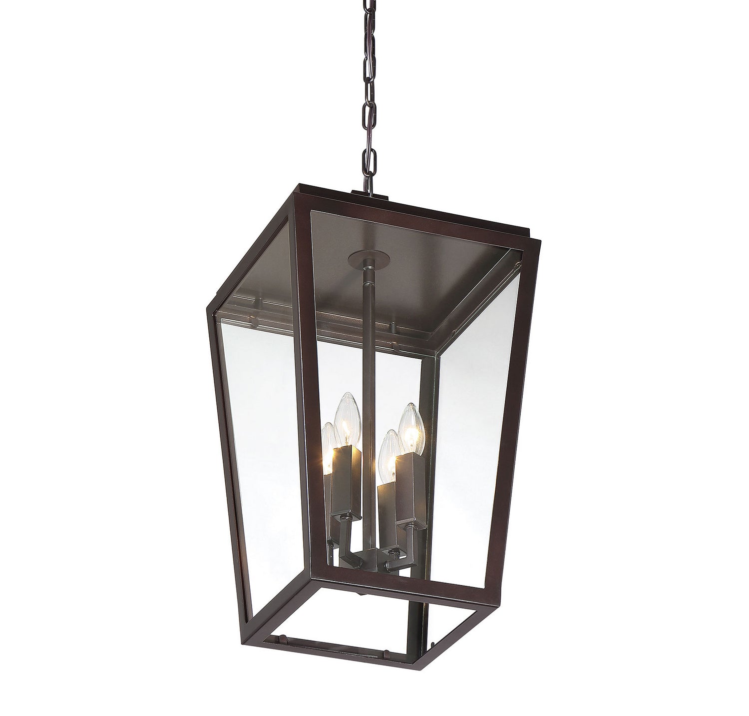 Savoy House - 5-549-13 - Four Light Outdoor Hanging Lantern - Milton - English Bronze