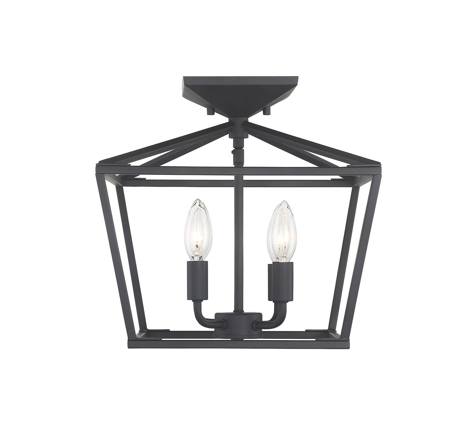 Savoy House - 6-328-4-89 - Four Light Semi-Flush Mount - Townsend - Matte Black