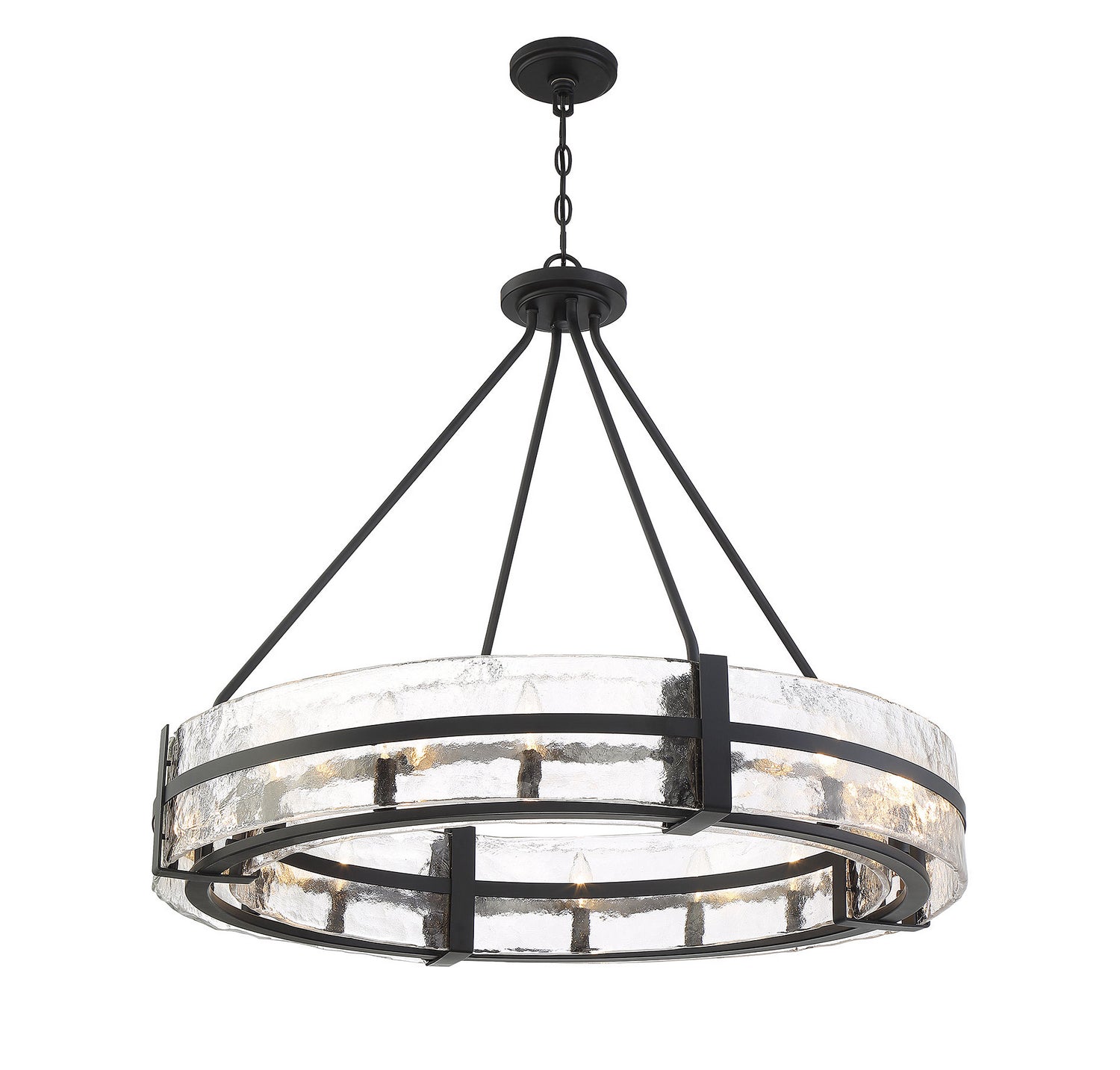 Savoy House - 7-1851-12-89 - 12 Light Pendant - Hudson - Matte Black