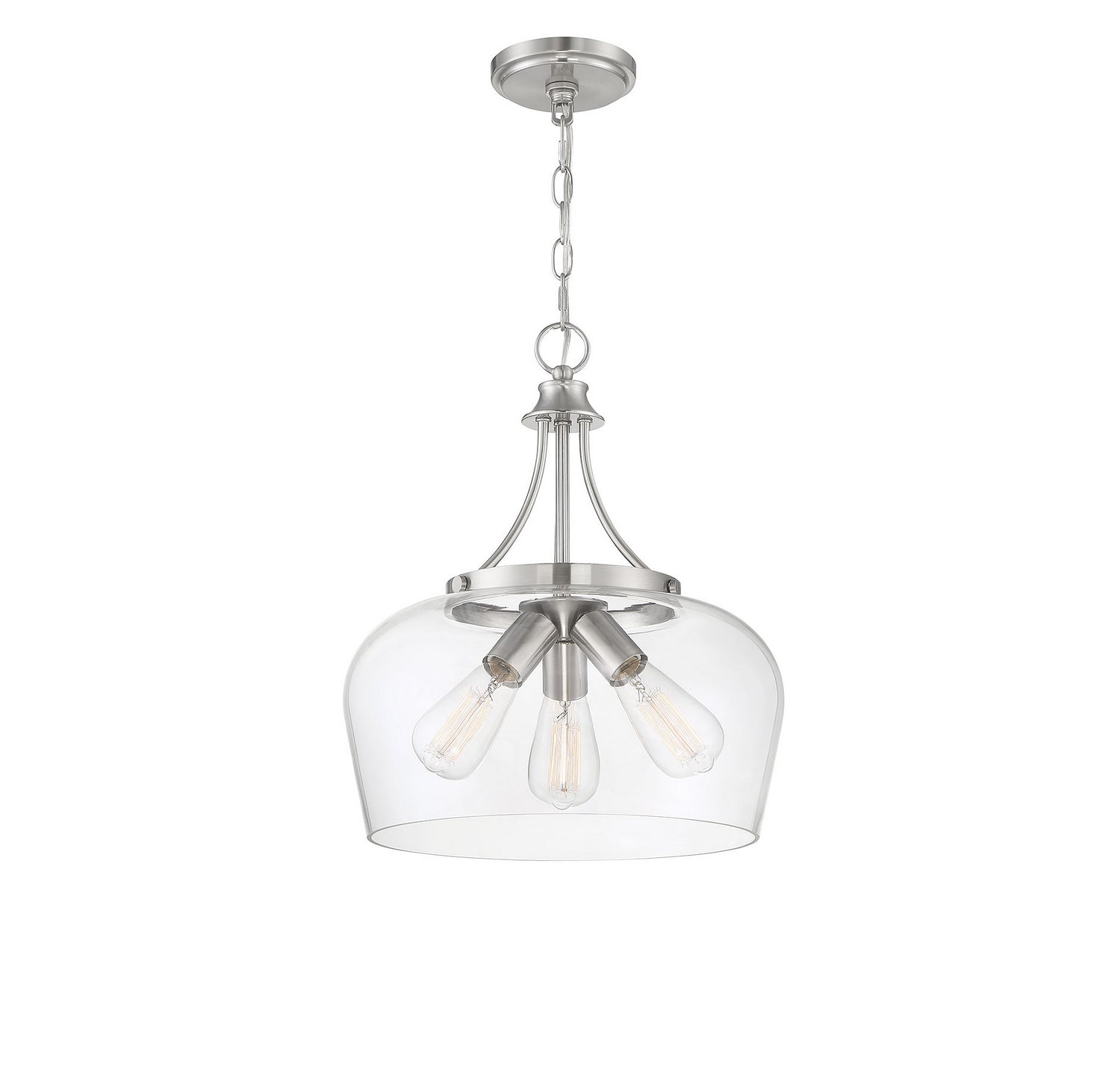 Savoy House - 7-4034-3-SN - Three Light Pendant - Octave - Satin Nickel