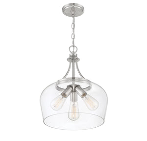 Savoy House - 7-4034-3-SN - Three Light Pendant - Octave - Satin Nickel