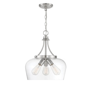 Savoy House - 7-4034-3-SN - Three Light Pendant - Octave - Satin Nickel