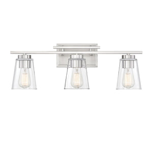 Savoy House - 8-1020-3-SN - Three Light Bathroom Vanity - Calhoun - Satin Nickel