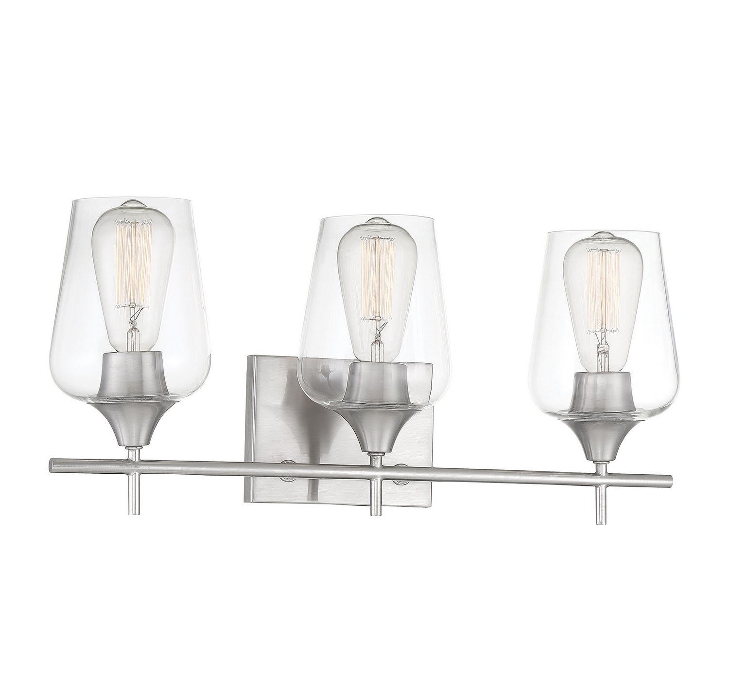 Savoy House - 8-4030-3-SN - Three Light Bath Bar - Octave - Satin Nickel