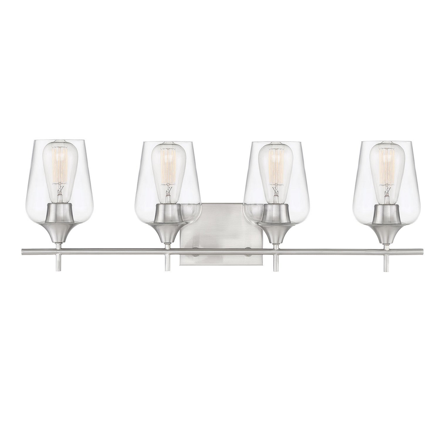 Savoy House - 8-4030-4-SN - Four Light Bath Bar - Octave - Satin Nickel