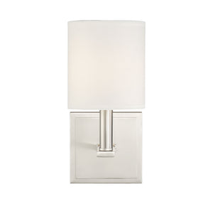 Savoy House - 9-1200-1-109 - One Light Wall Sconce - Waverly - Polished Nickel