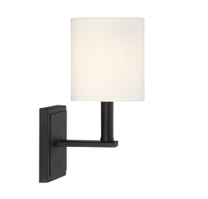 Savoy House - 9-1200-1-89 - One Light Wall Sconce - Waverly - Matte Black