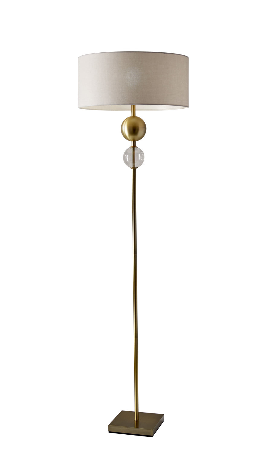 Adesso Home - 4187-21 - Floor Lamp - Chloe - Antique Brass