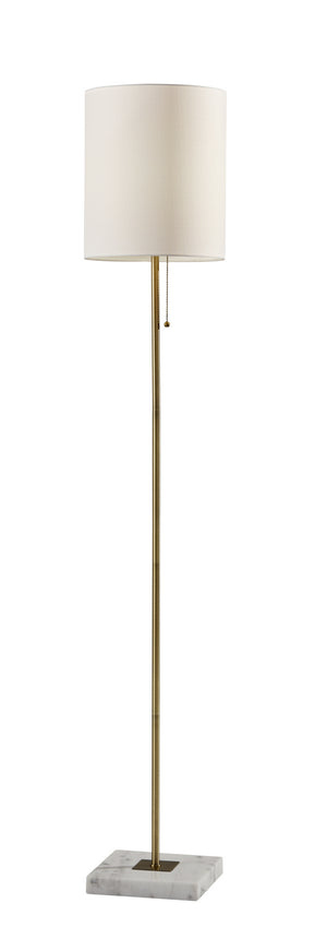 Adesso Home - 5178-21 - Floor Lamp - Fiona - White Marble