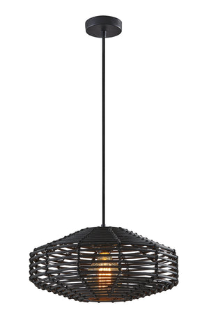 Adesso Home - 5240-01 - Pendant - Kingston - Black Painted