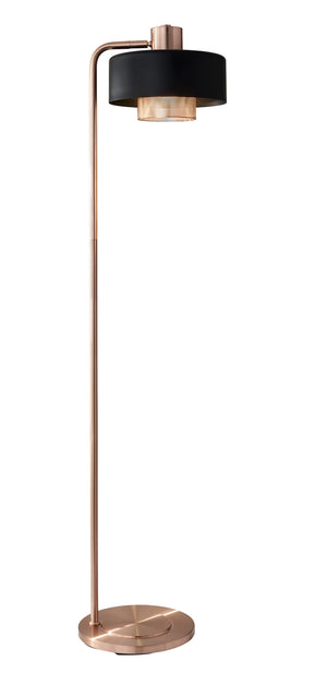 Adesso Home - 6049-20 - Floor Lamp - Bradbury - Brushed Copper