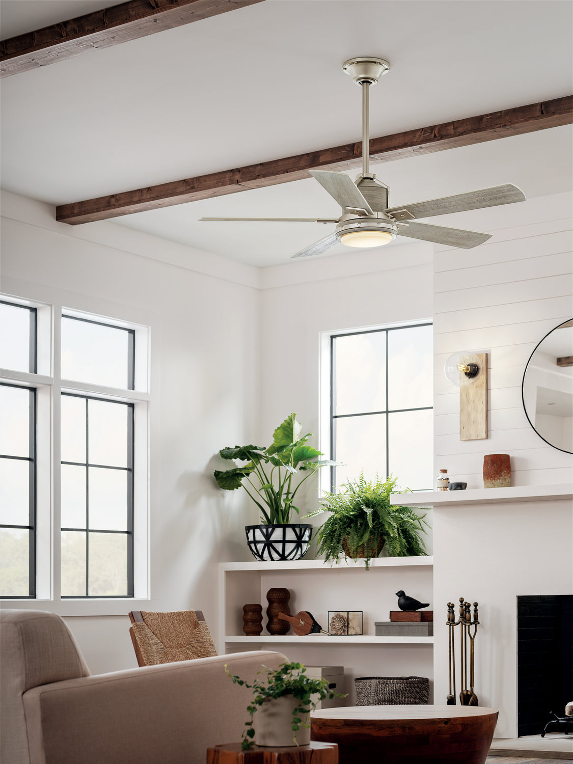 Kichler - 300052NI - 52"Ceiling Fan - Colerne - Brushed Nickel