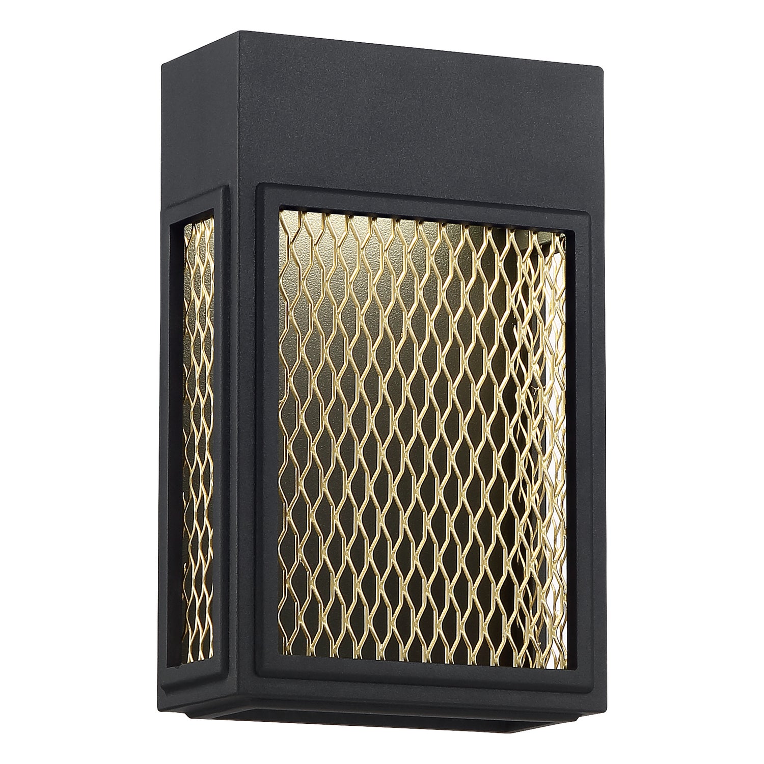 Access - 20062LEDDMG-BL/GLD - LED Wall Sconce - Metro - Black and Gold