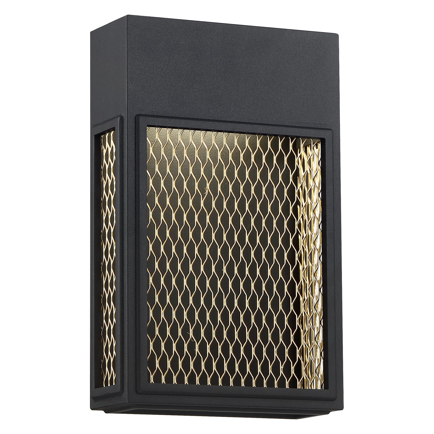 Access - 20063LEDDMG-BL/GLD - LED Wall Sconce - Metro - Black and Gold