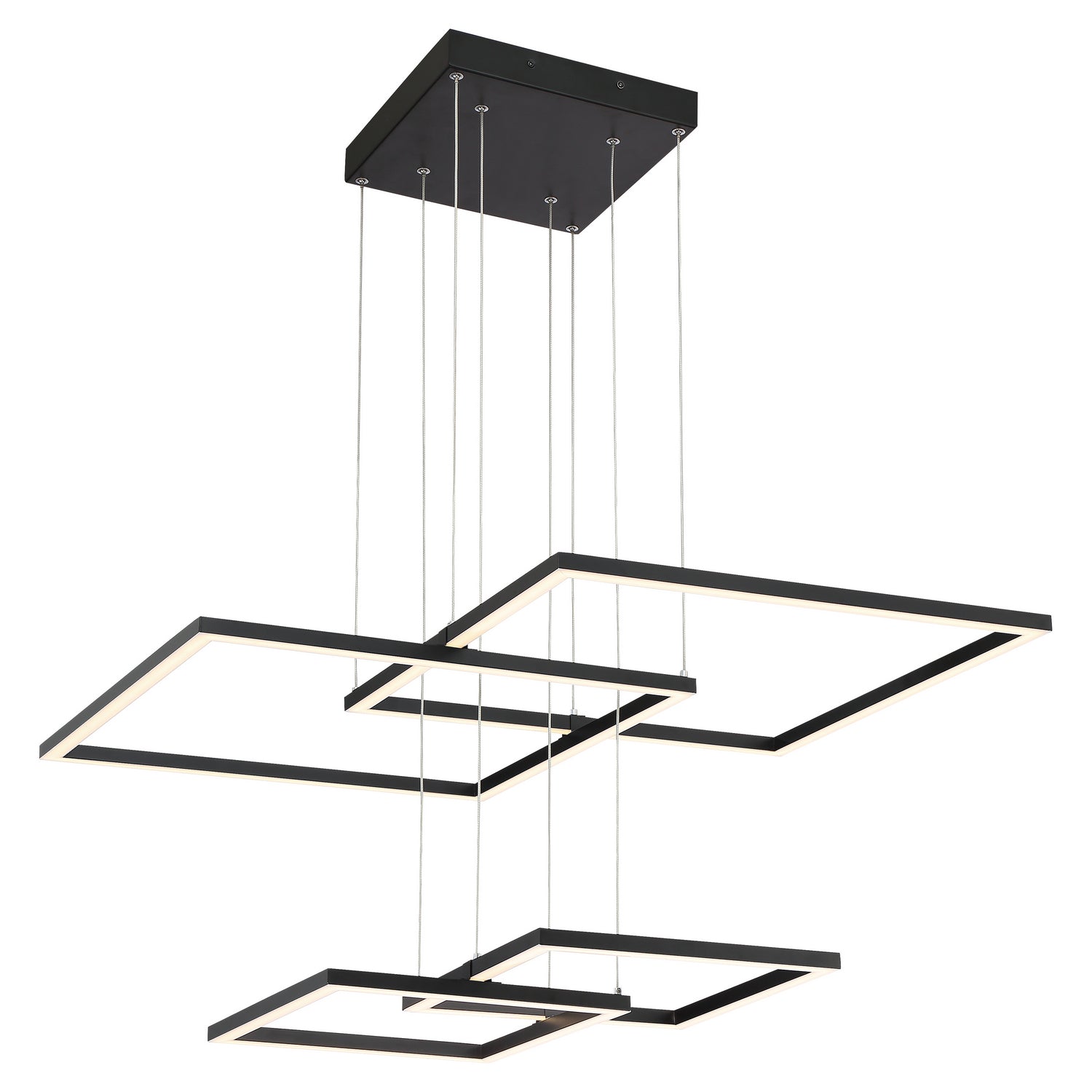 Access - 63968LEDD-BL/ACR - LED Pendant - Squared - Black