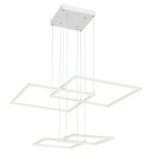 Access - 63968LEDD-WH/ACR - LED Pendant - Squared - White