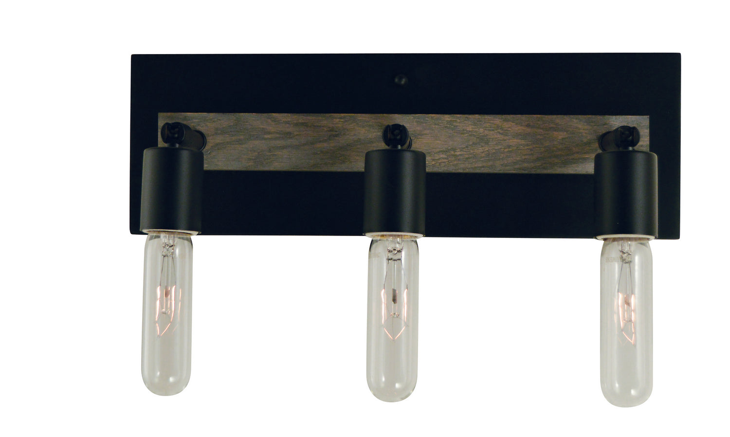 Framburg - 5438 MBLACK - Three Light Wall Sconce - Loft - Matte Black