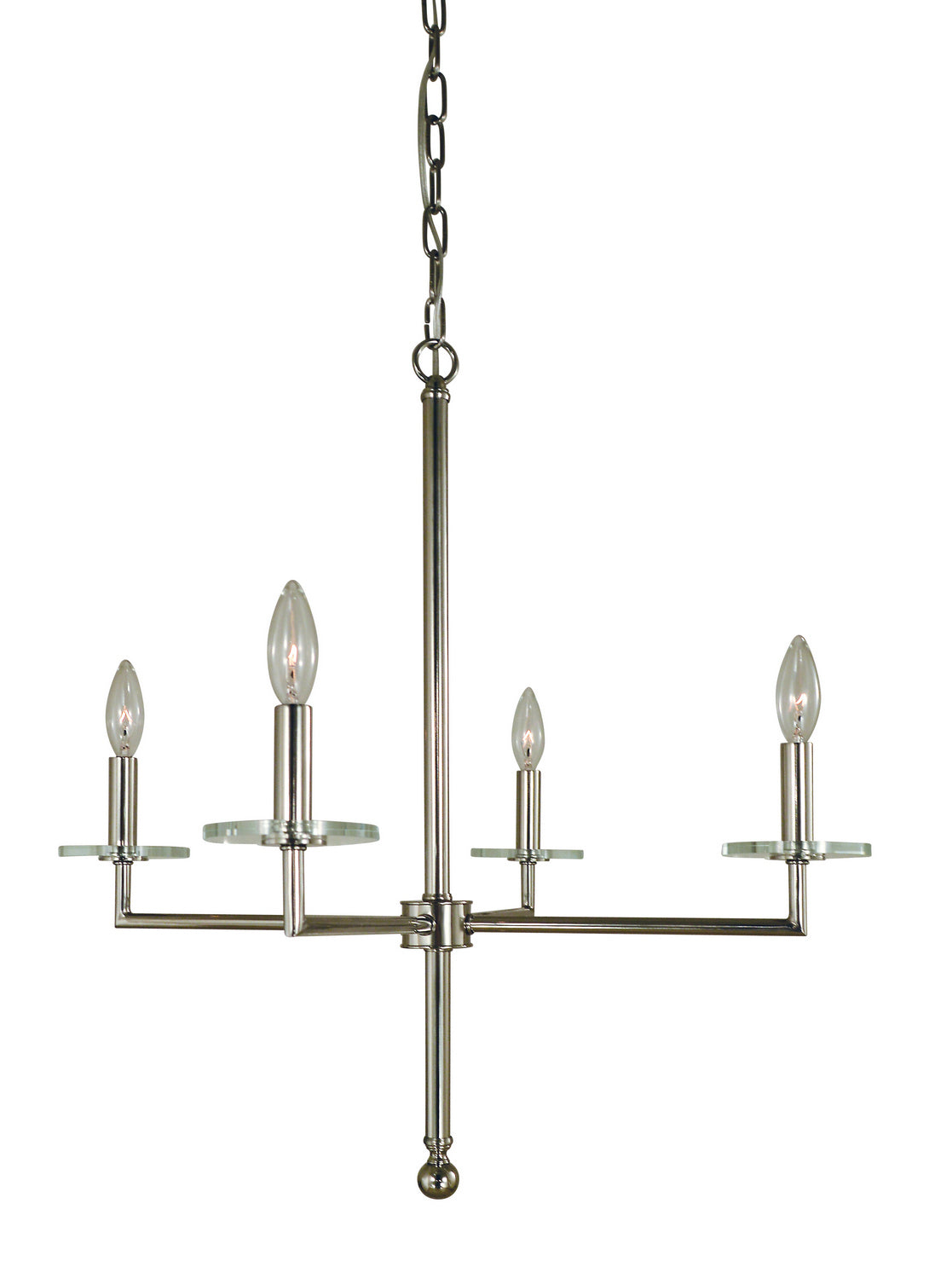 Framburg - 5454 PN - Four Light Chandelier - Muse - Polished Nickel